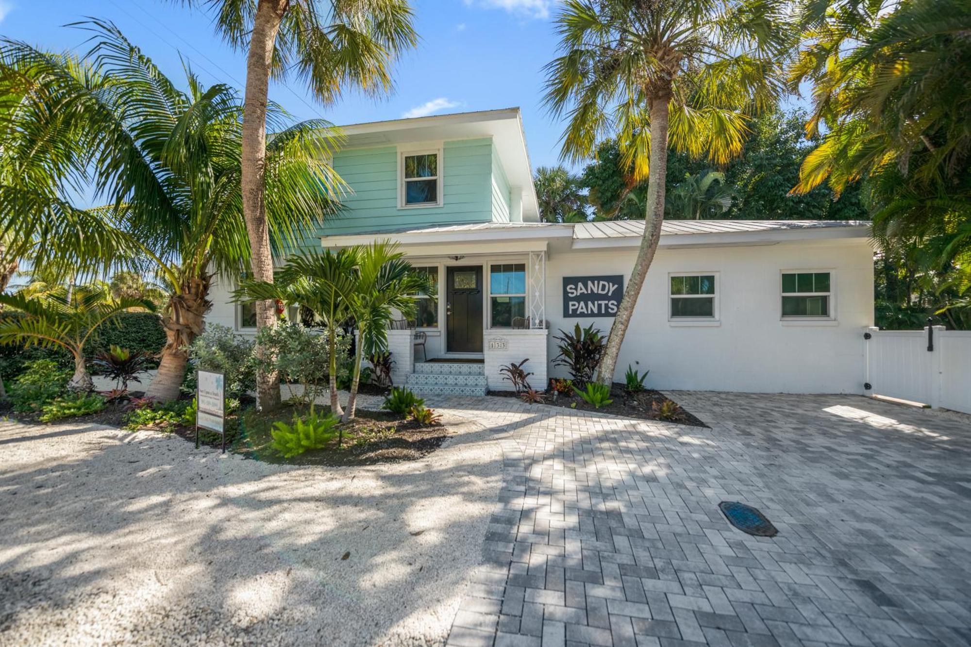 Sandy Pants - Designer Beach Chic Home Steps To Beach Backyard Oasis W Heated Pool Anna Maria Exteriér fotografie